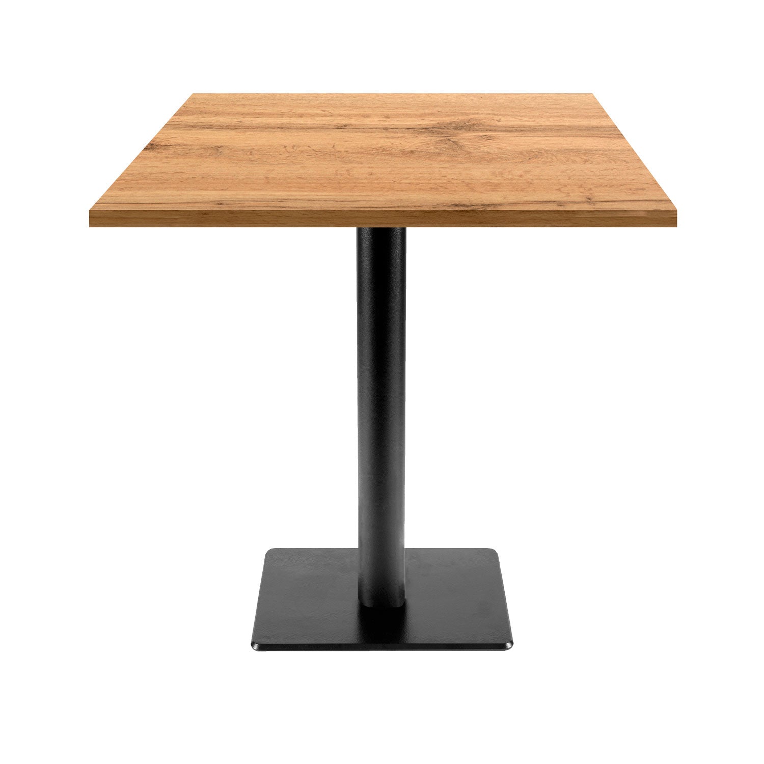 Table de restaurant milan carrée 70x70cm chene armor