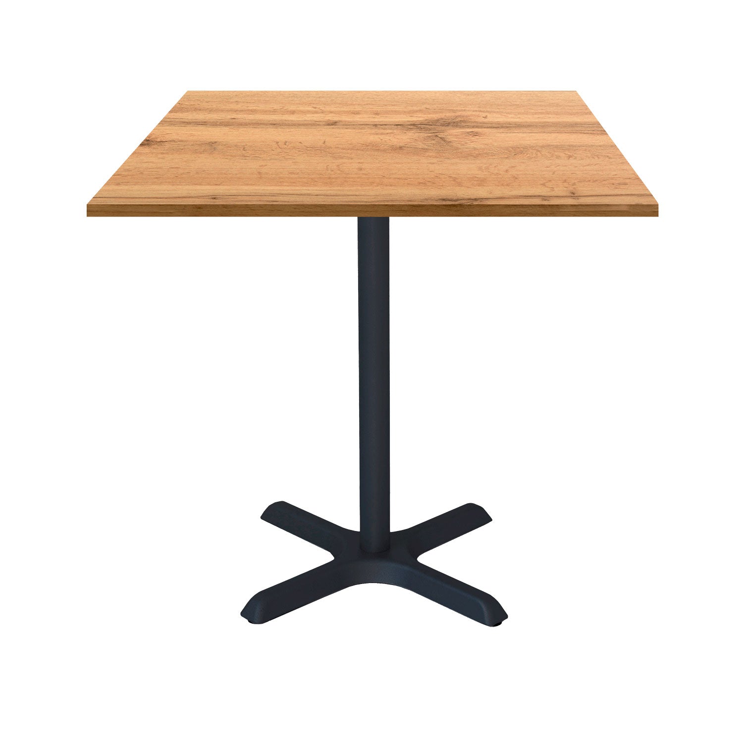 Table de restaurant dina carrée 70x70cm chene armor