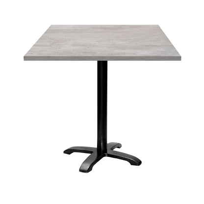 Table de restaurant bazila carrée 70x70cm beton naturel