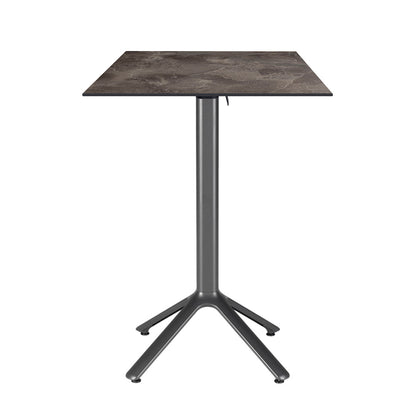 table mange debout terrasse pliable nemo noir 60x60cm cuma dark RestooTab