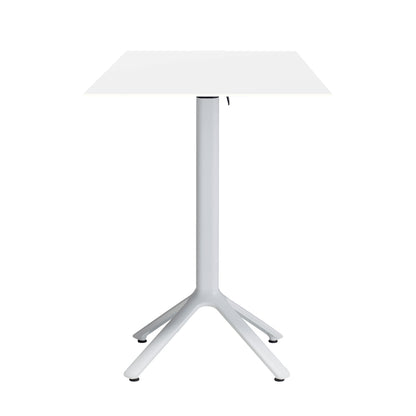 table mange debout terrasse pliable nemo blanc 60x60cm blanc ame blanche RestooTab