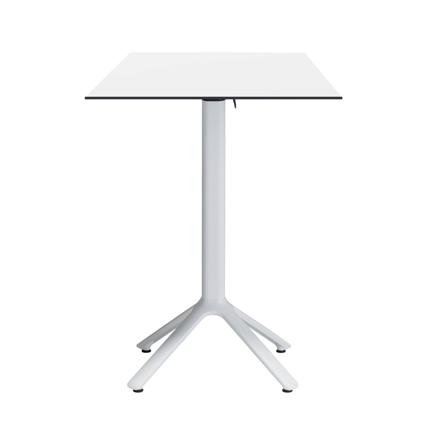 table mange debout terrasse pliable nemo blanc 60x60cm blanc RestooTab
