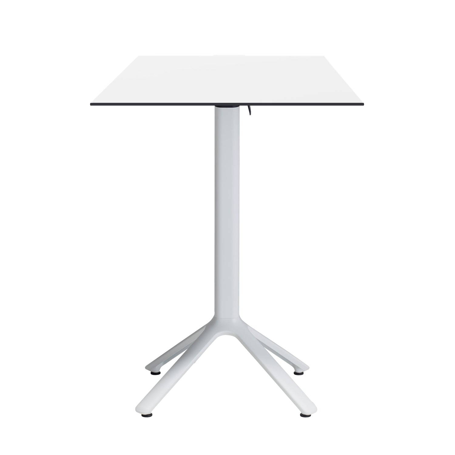 table mange debout terrasse pliable nemo blanc 60x60cm blanc RestooTab