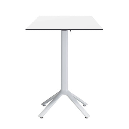 table mange debout terrasse pliable nemo blanc 60x60cm blanc RestooTab