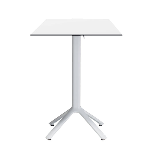 table mange debout terrasse pliable nemo blanc 60x60cm blanc RestooTab
