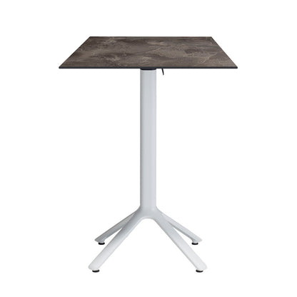 table mange debout terrasse pliable nemo blanc 60x60cm cuma dark RestooTab