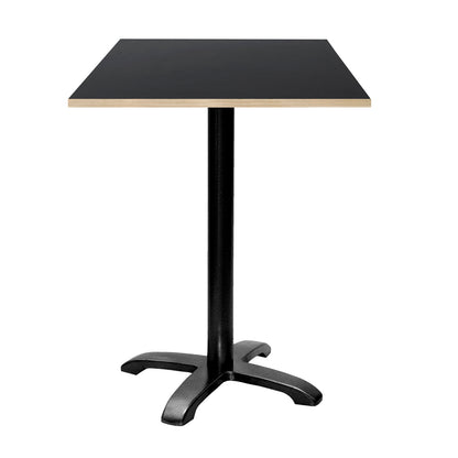 Mange-debout bazila carré 60x60cm noir bois