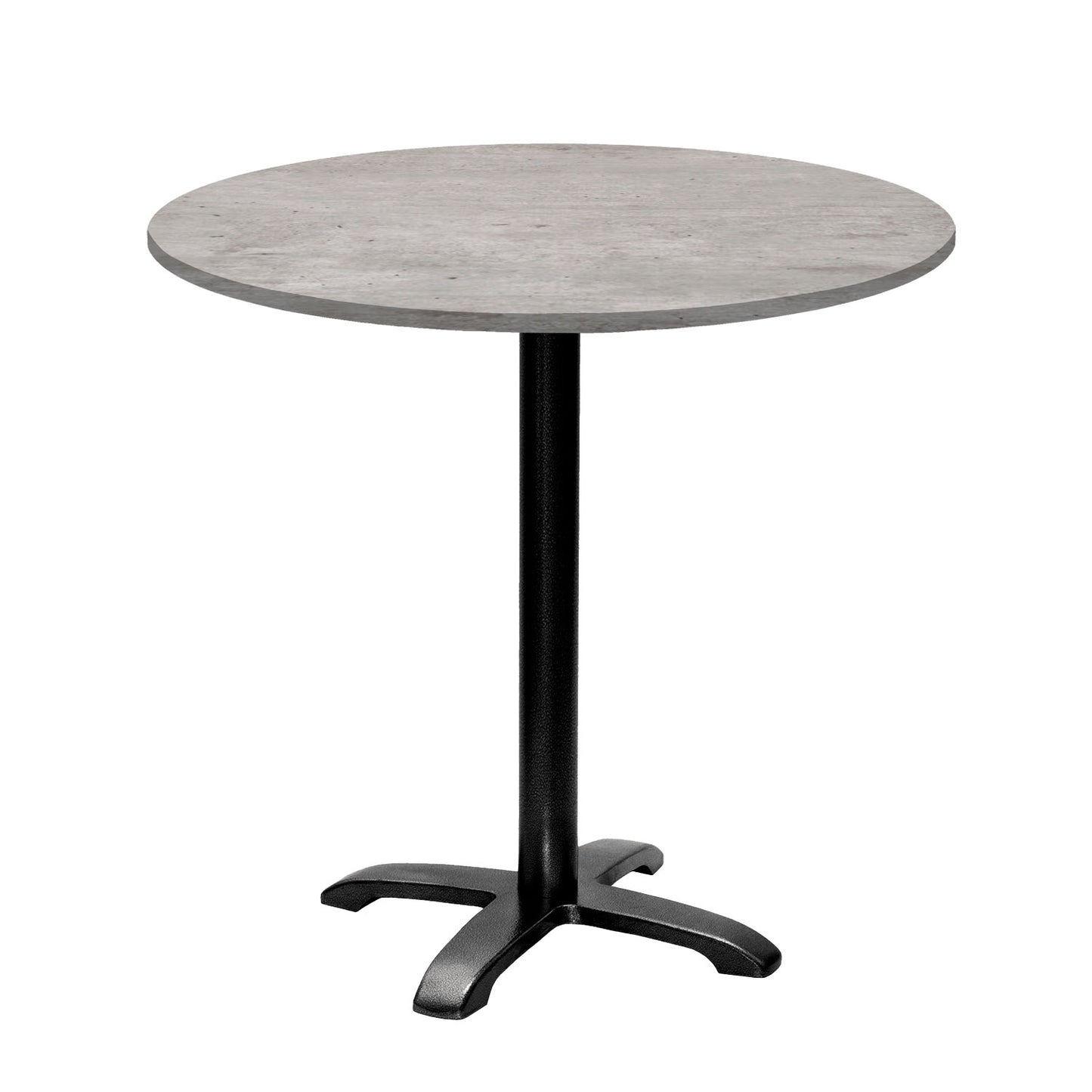 Table de restaurant bazila ronde 80cm beton naturel