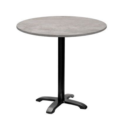 Table de restaurant bazila ronde 80cm beton naturel