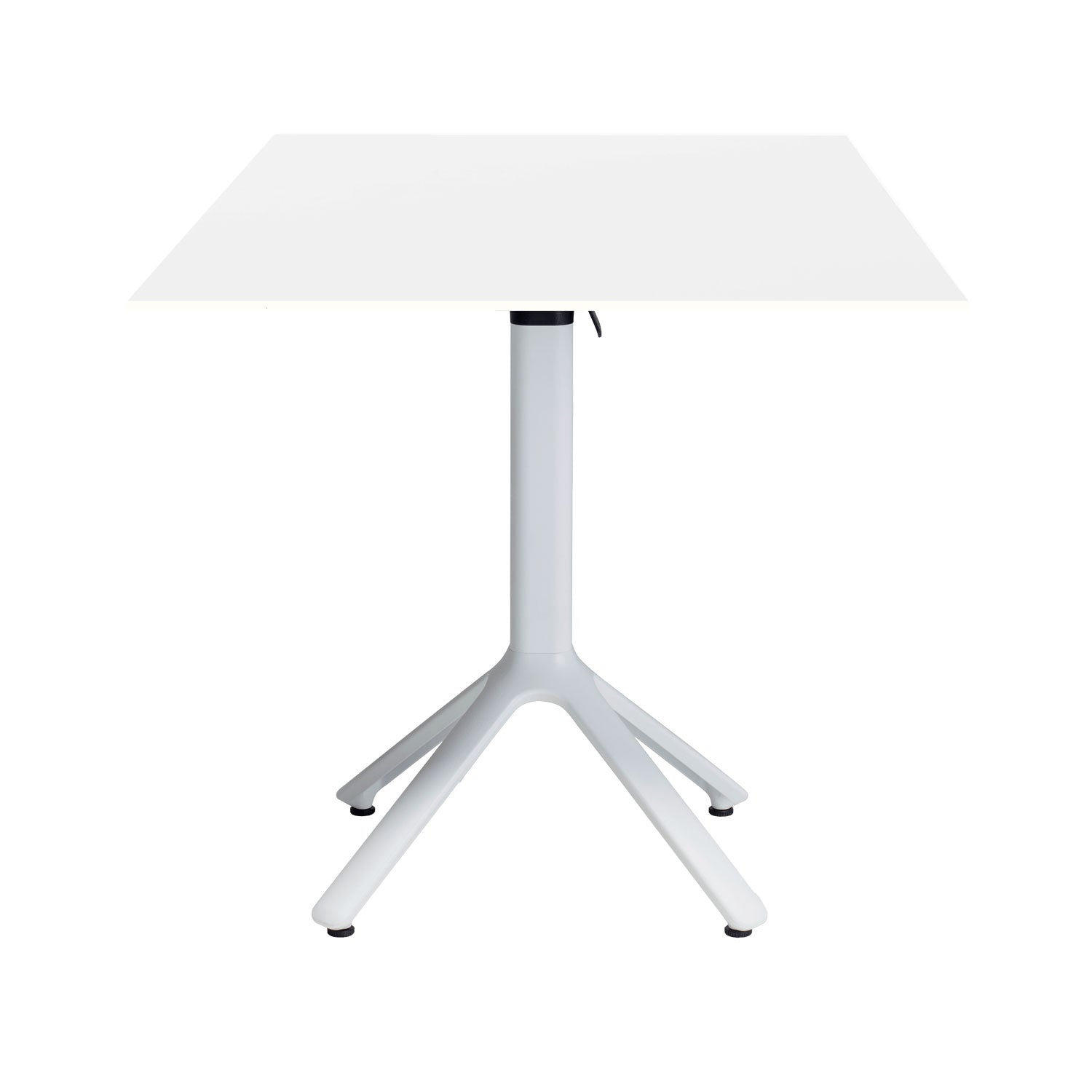 table terrasse pliable nemo blanc 70x70cm blanc ame blanche RestooTab
